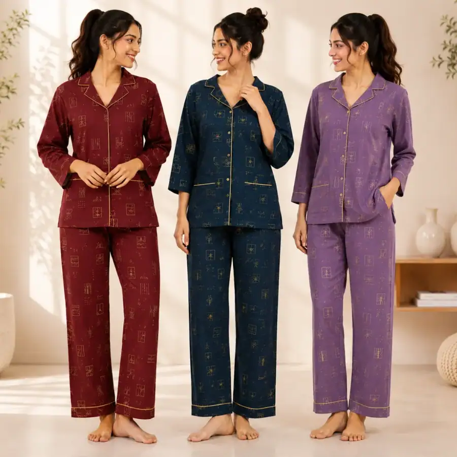 3 Women's Night Suit Collection ( C6 ) in As shown in photos